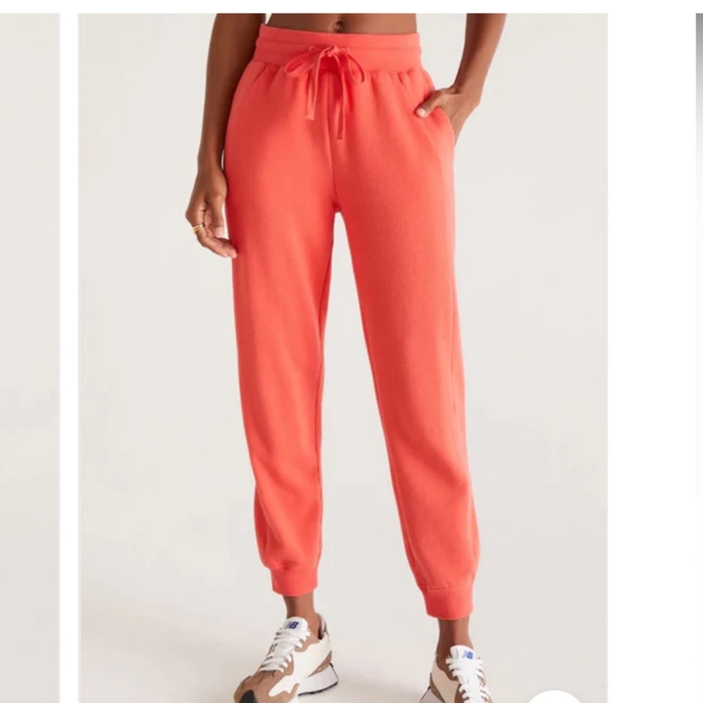 Bright pink/orange Jogger Pants